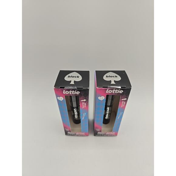 NEW Lot of 2 Lottie London x Harley Quinn Jumbo Eyeliner Crayon Black LHQ008 - Picture 2 of 4